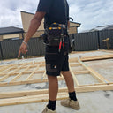 PS3 work shorts black