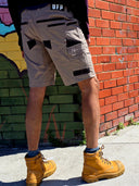 PS3-STRETCH CANVAS DURABLE WORK SHORTS